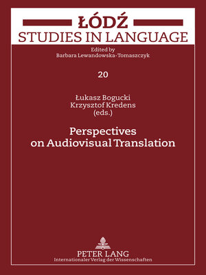 cover image of Perspectives on Audiovisual Translation